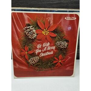 Vintage We Wish You A Merry Christmas Delta Records Vinyl LP Holiday Album